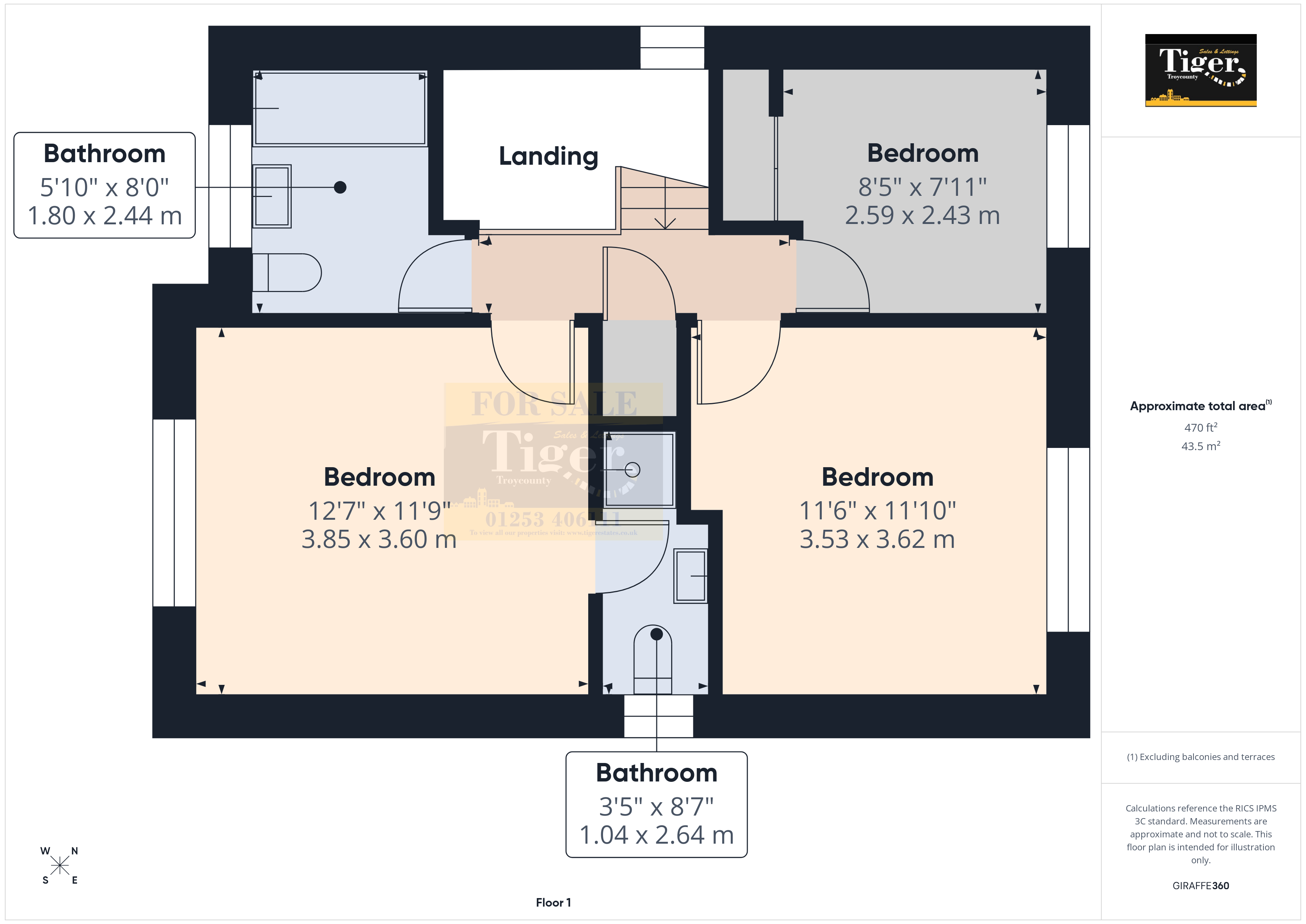 4, Brodie Close, Blackpool floorplan