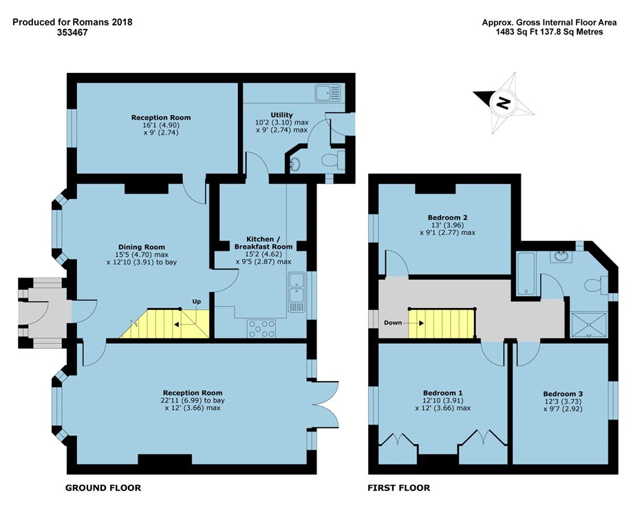 3 Bedrooms Detached house for sale in Sandhurst Road, Yateley, Hampshire GU46