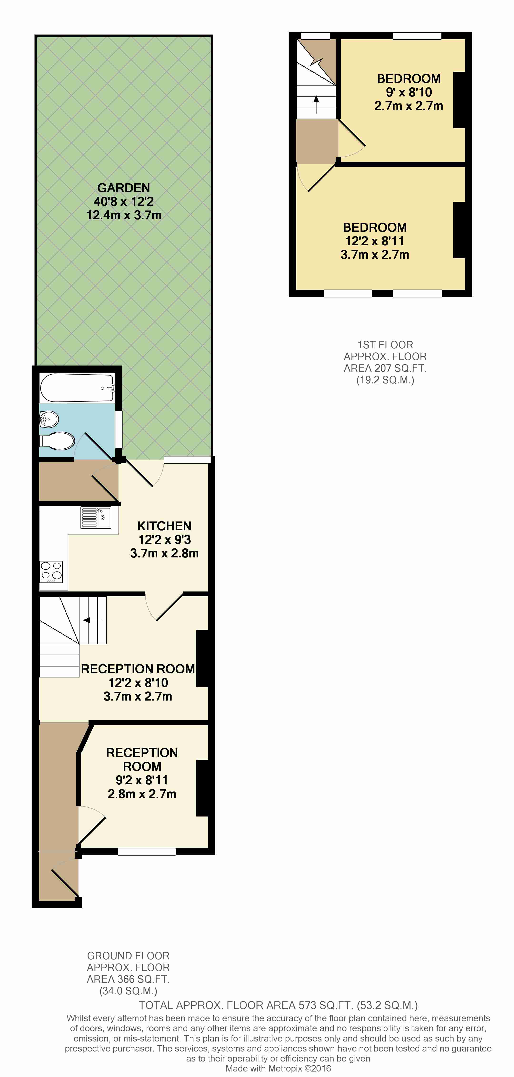 175, Farrant Avenue, London floorplan