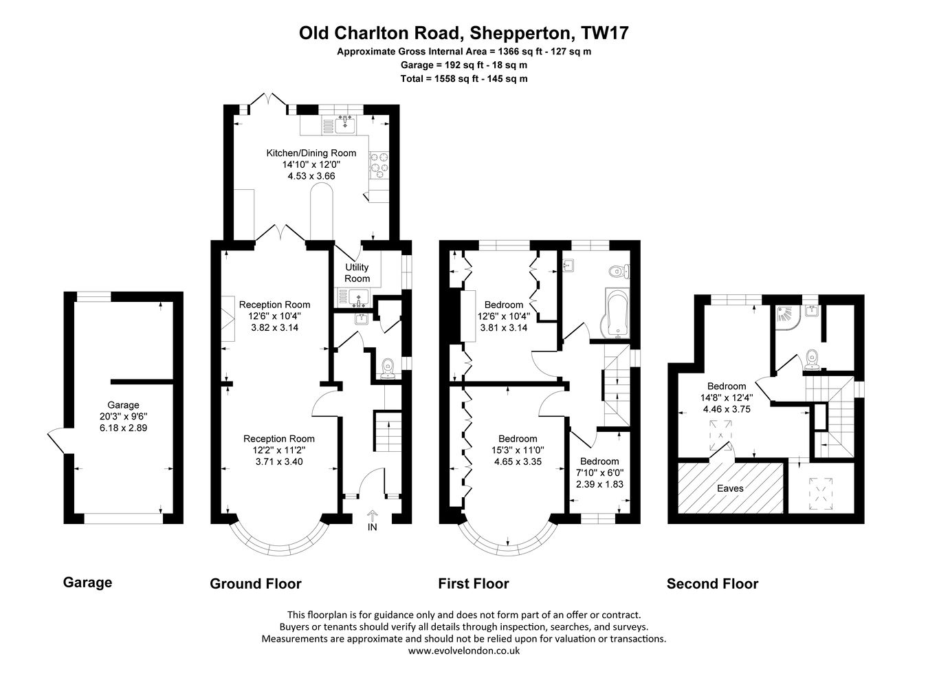 23, Old Charlton Road, Shepperton floorplan