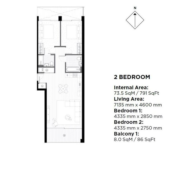2 Bedrooms Flat for sale in Commodore House, Royal Wharf, London E16