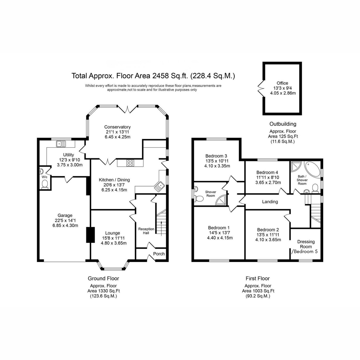 293, The Green, Chorley floorplan