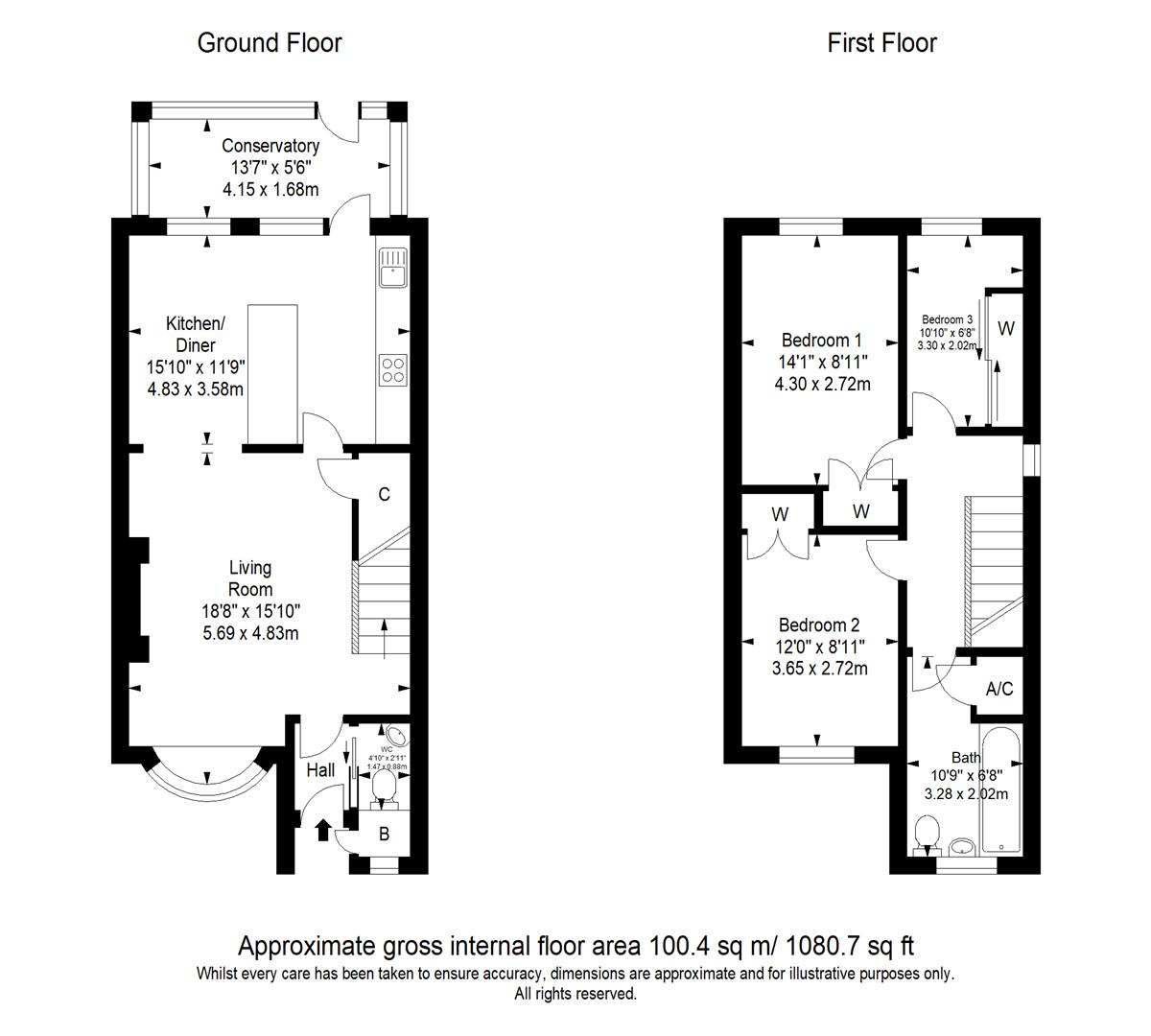 Hurston Close, Worthing, BN14 0AX floorplan