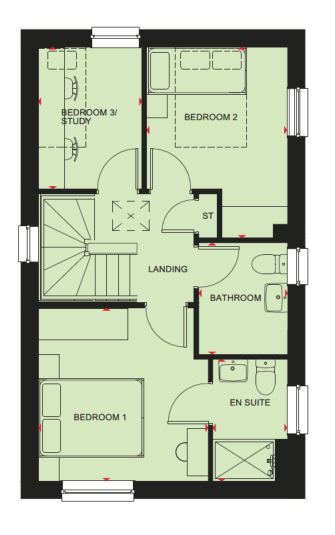 H8711166, 194 Elmers Gate, Via Woodside Link Road, Houghton Regis floorplan
