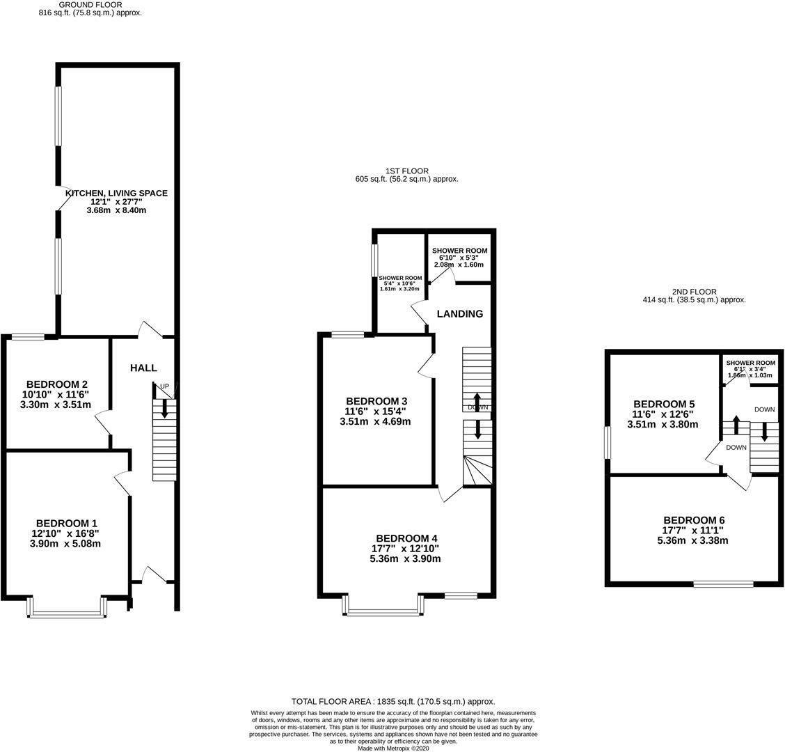 Derby Grove, Nottinghamshire floorplan