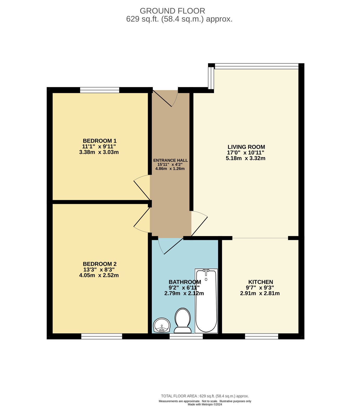 83, Pottle Walk, Wimborne floorplan