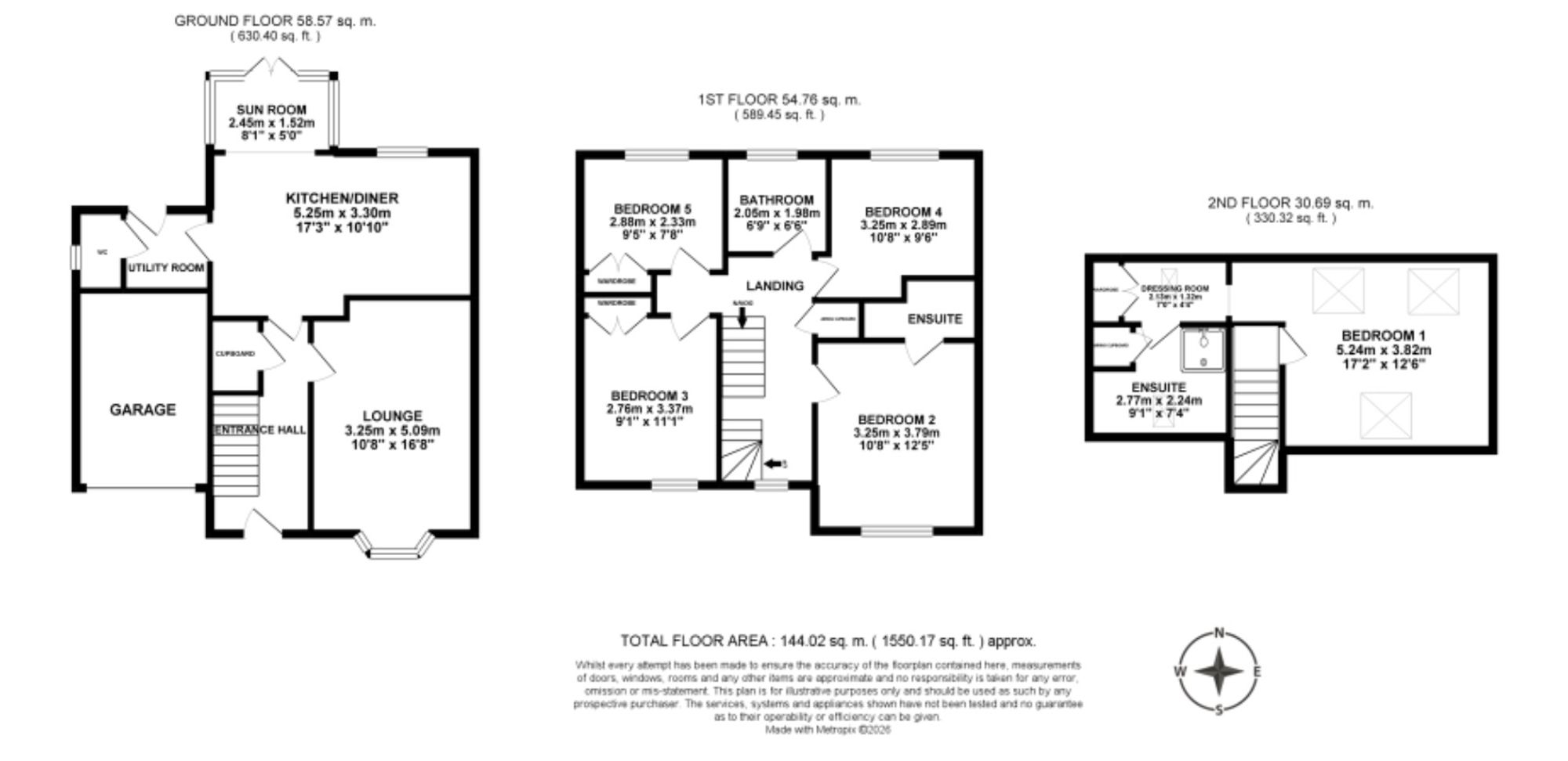 25 Hollingworth Close, Stone floorplan