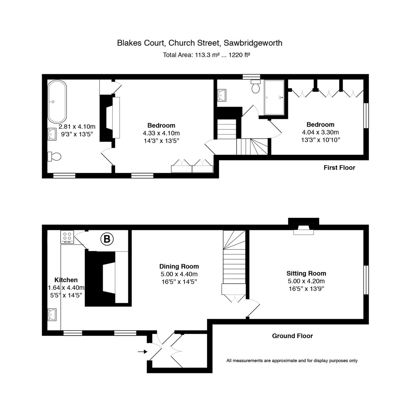 2, Blakes Court, Church Street, Sawbridgeworth floorplan