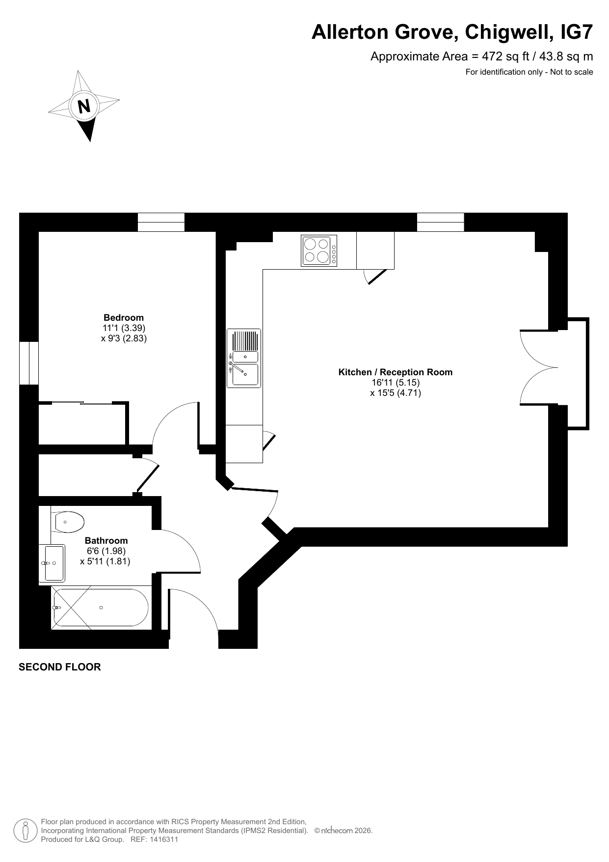 Allerton Grove, Chigwell floorplan