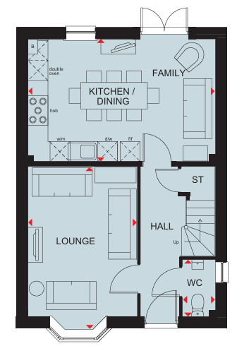 Southern Cross, Wixams, Bedford floorplan