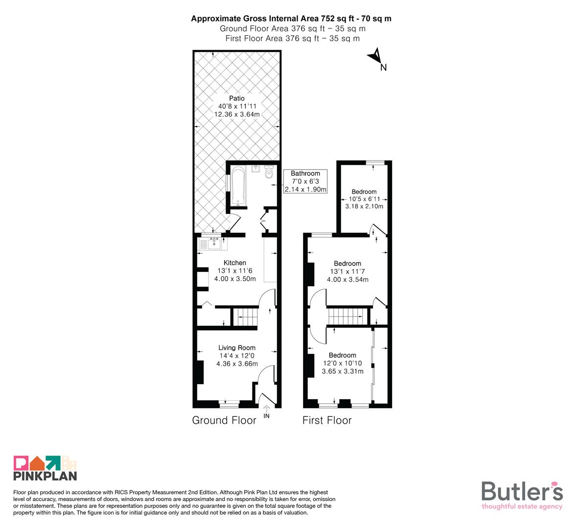 23, Brandon Road, Sutton floorplan