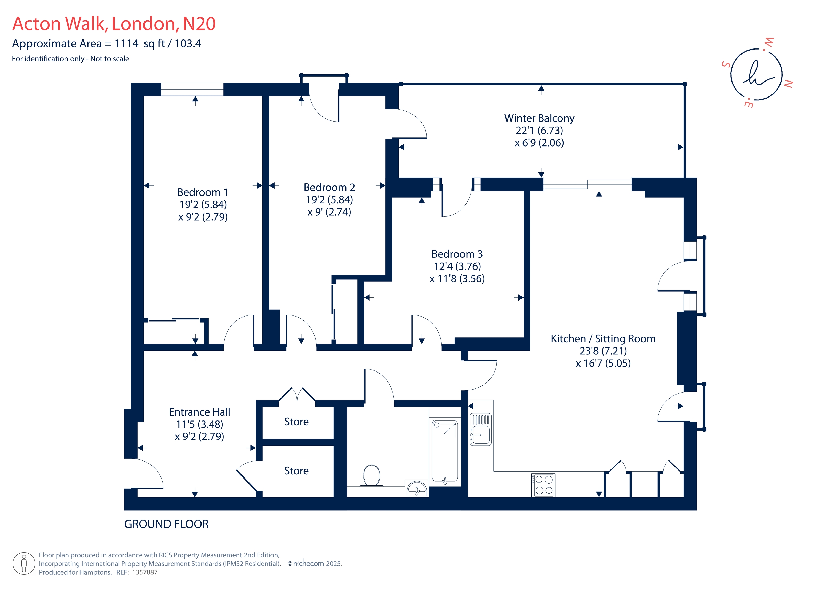 Maison House, Whetstone, N20 floorplan
