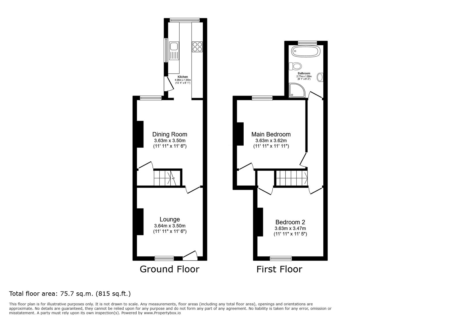 143, City Road, Derby floorplan