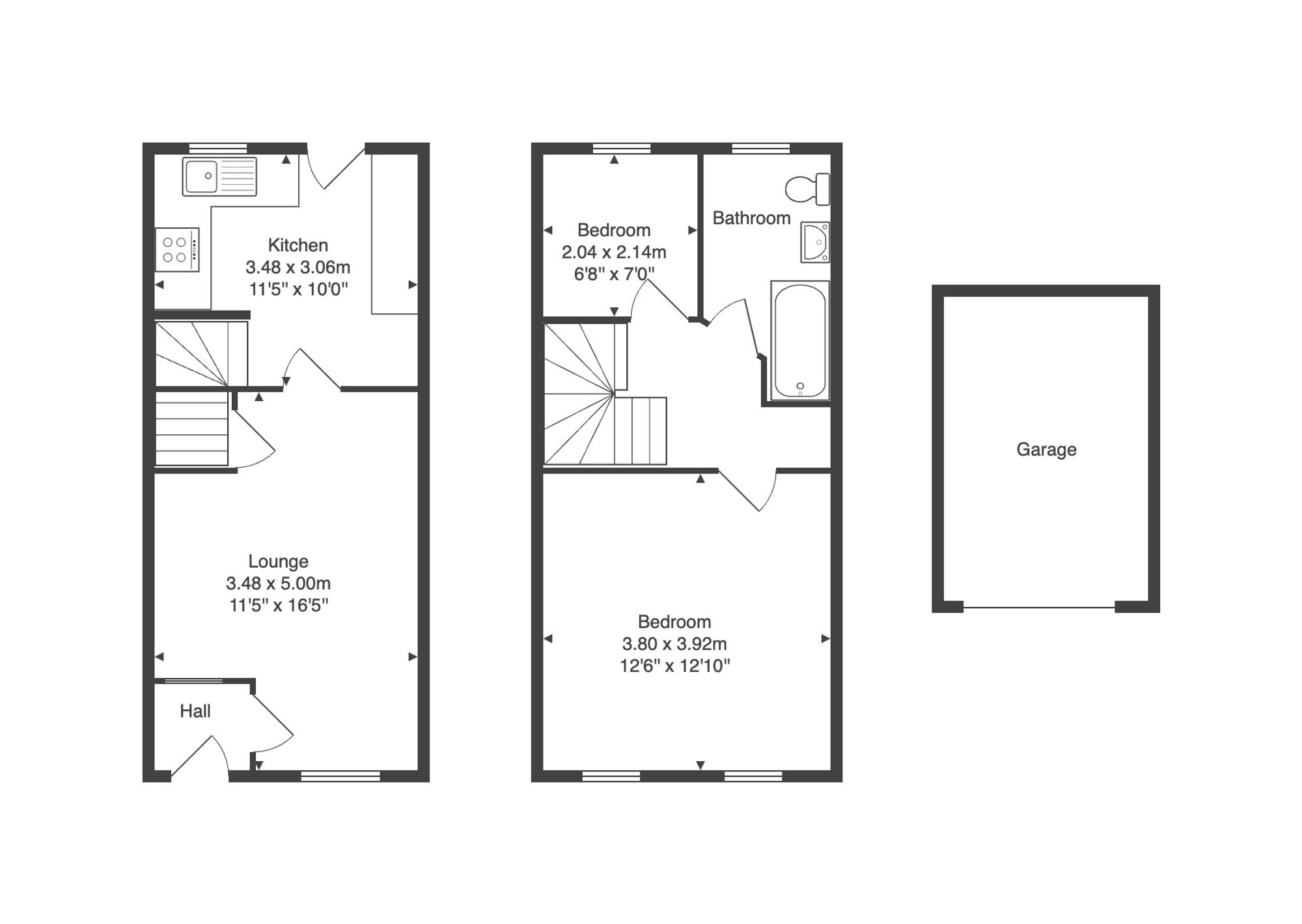 42 Quantock Road, Nottingham floorplan