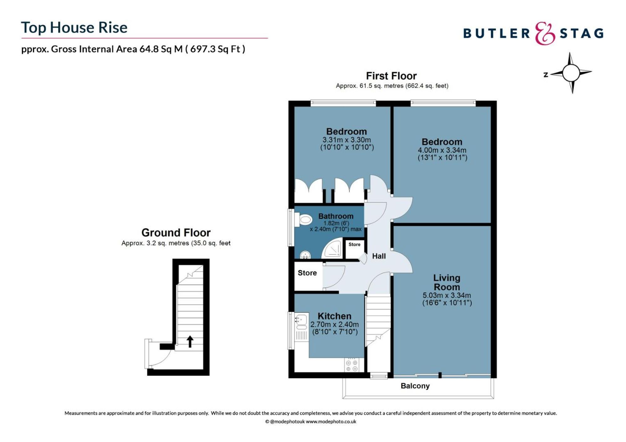 11, Top House Rise, London floorplan