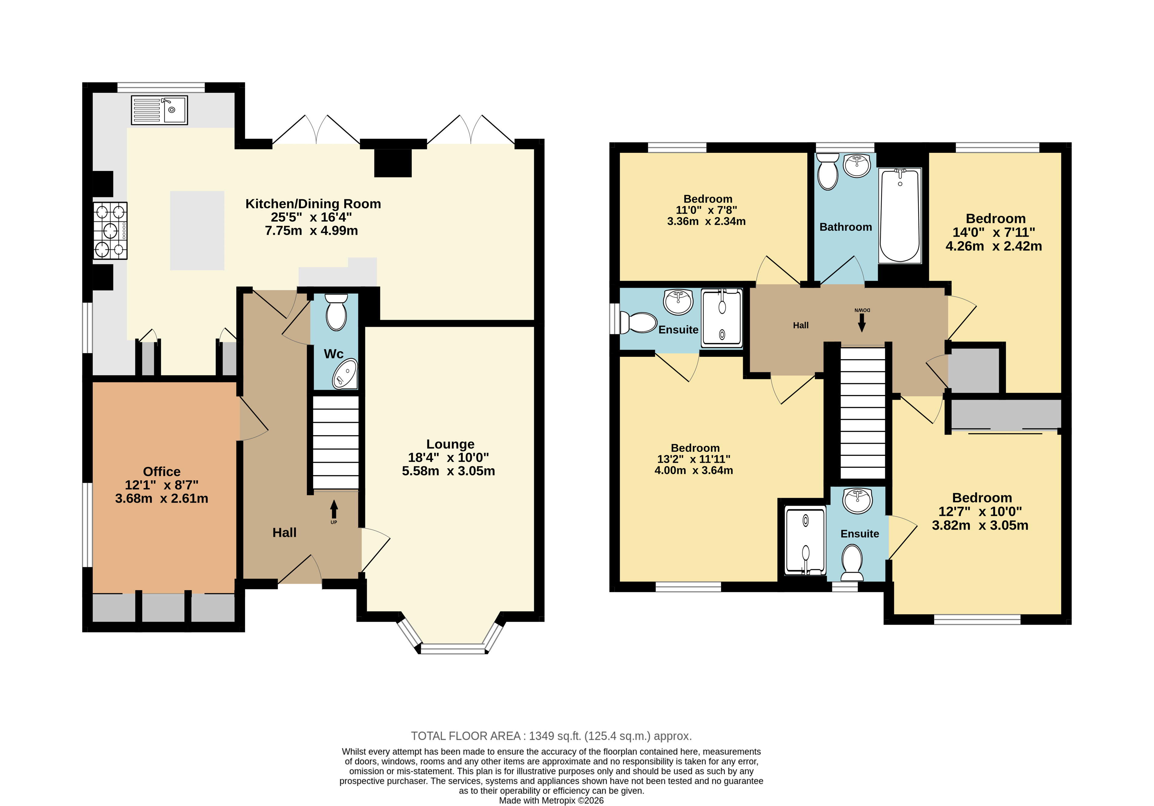 13, Willowbrook Close, Kent floorplan