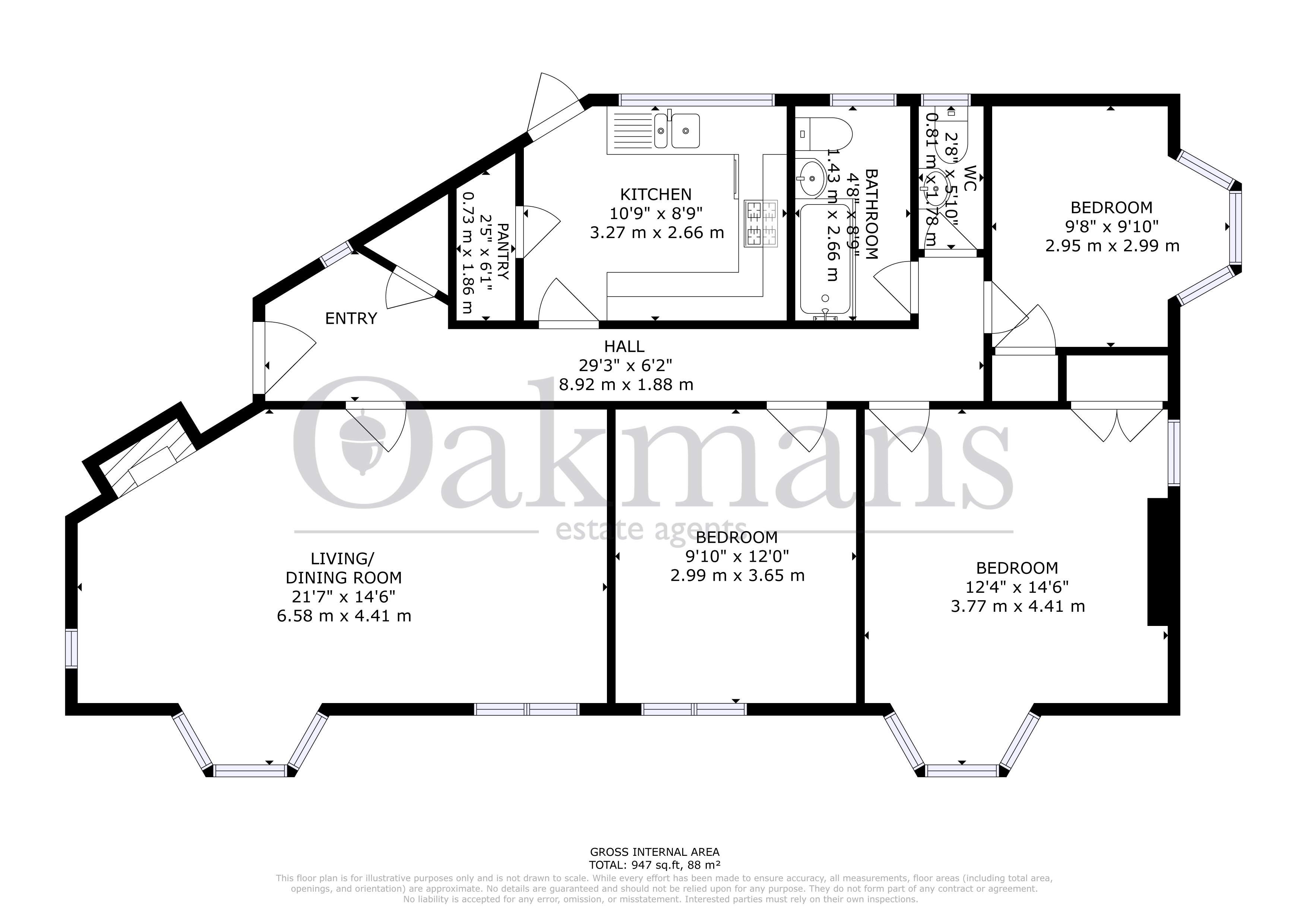 6 NORFOLK COURT, BIRMINGHAM floorplan
