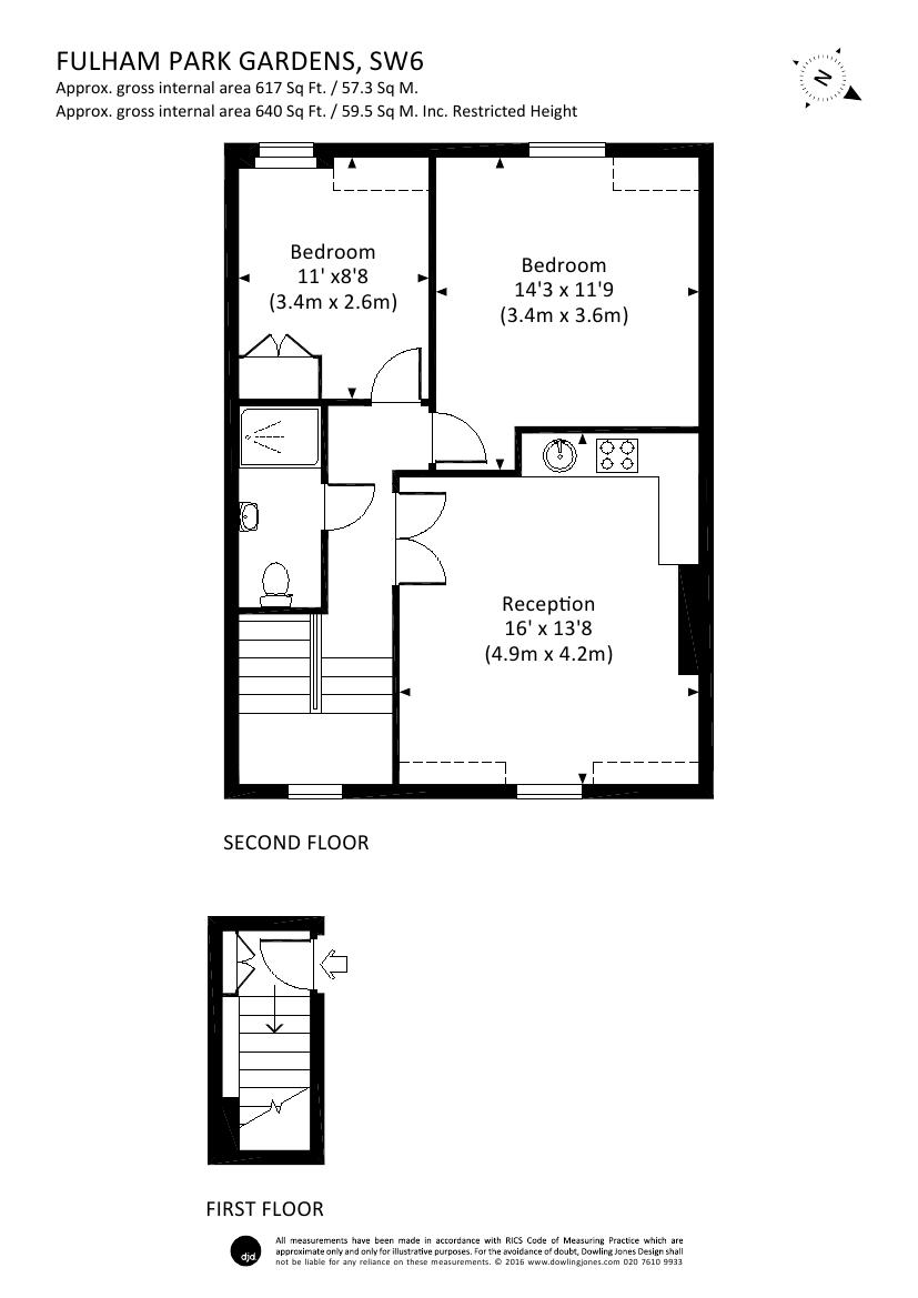 2 Bedrooms Flat to rent in Fulham Park Gardens, Fulham SW6