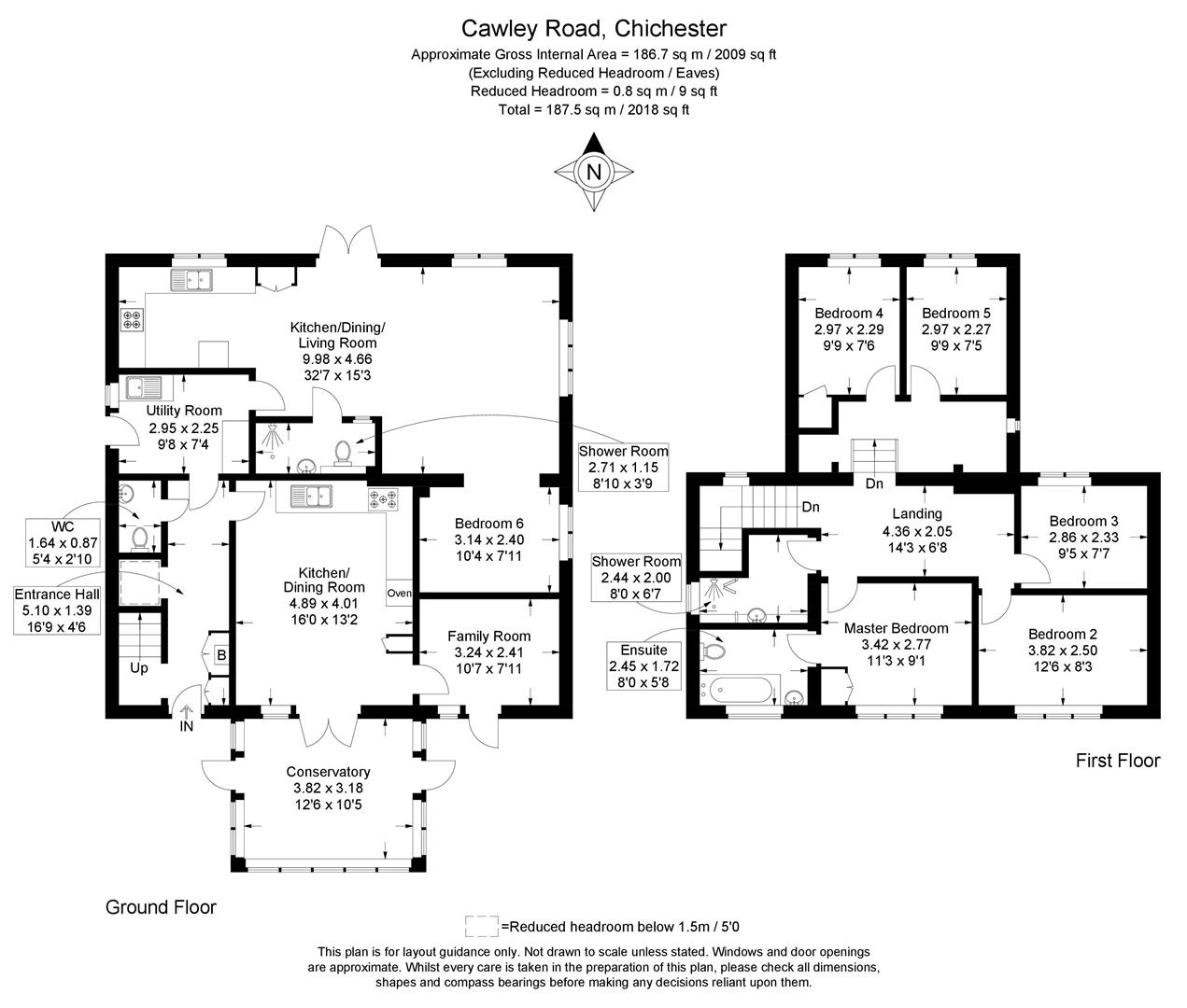 18, Cawley Road, Chichester floorplan