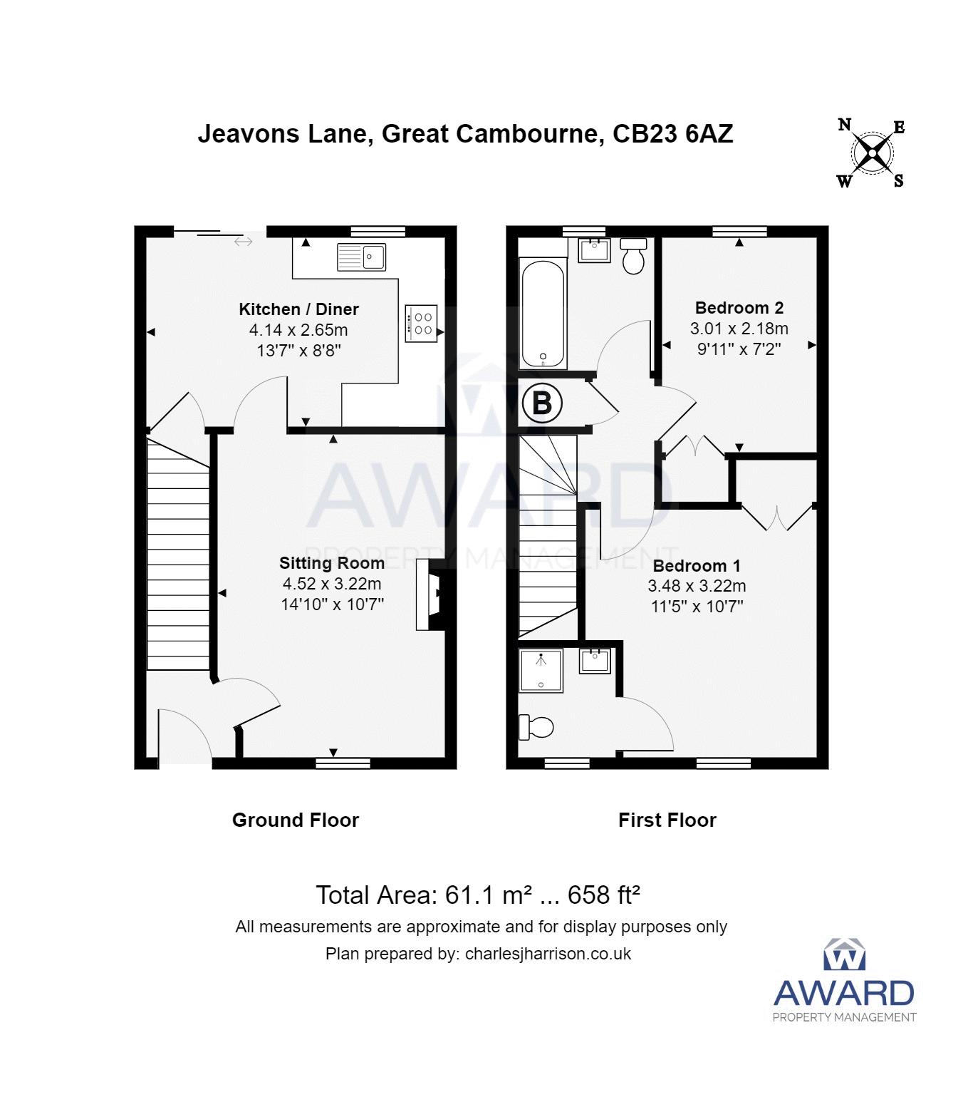 54, Jeavons Lane, Cambridge floorplan