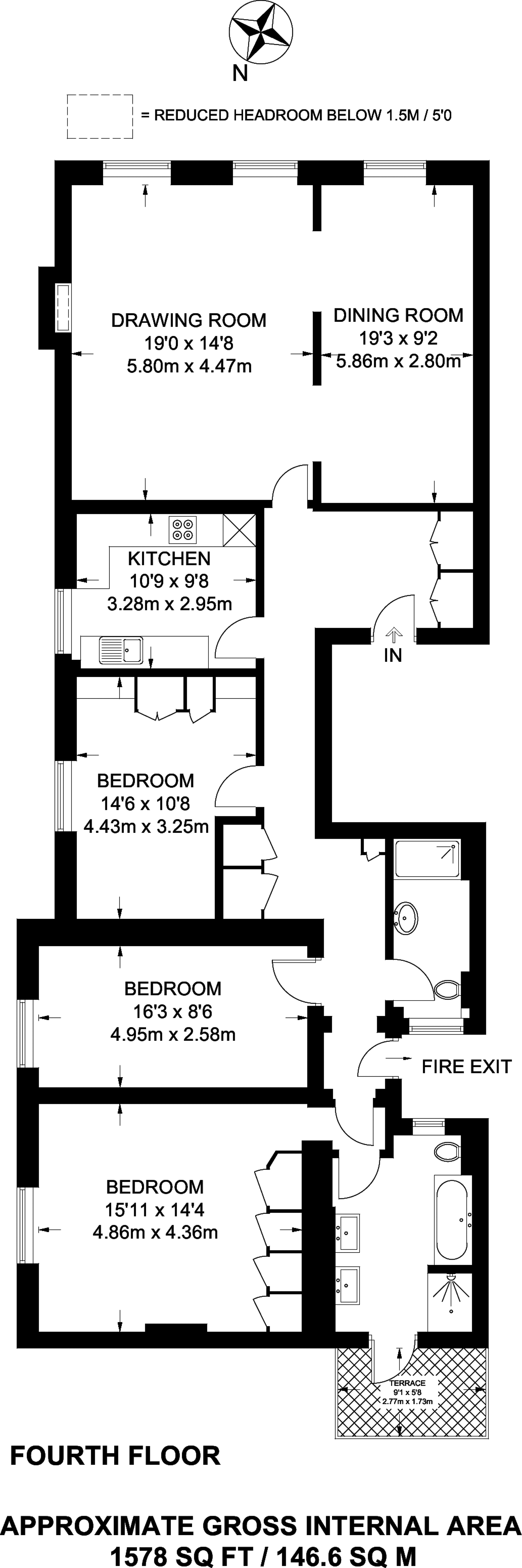 3 Bedrooms Flat to rent in Queen's Gate Gardens, South Kensington SW7