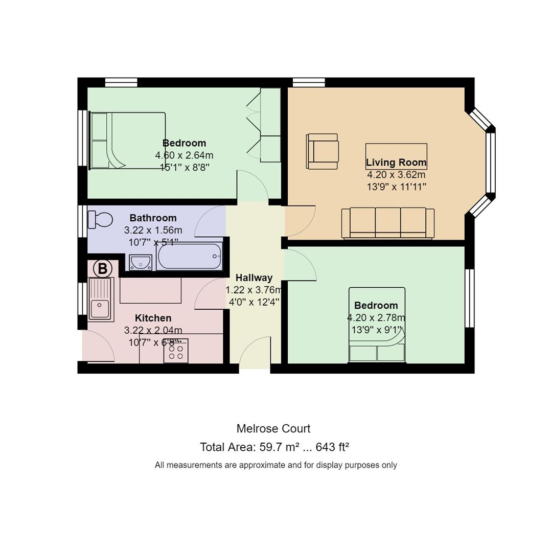 8, Melrose Court, Penhill Road, Cardiff floorplan