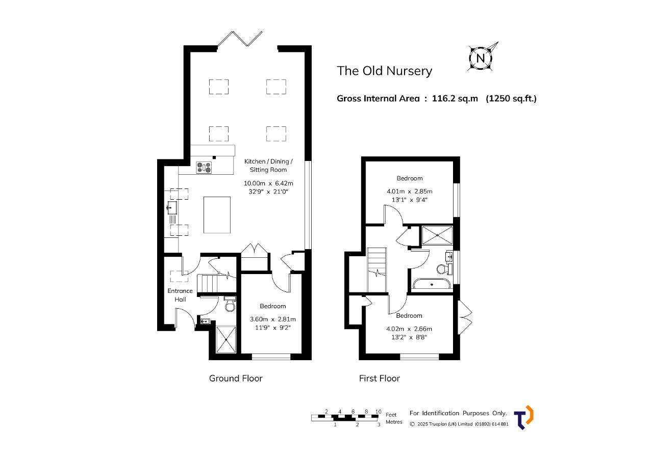 The Old Nursery, The Common, Sissinghurst floorplan