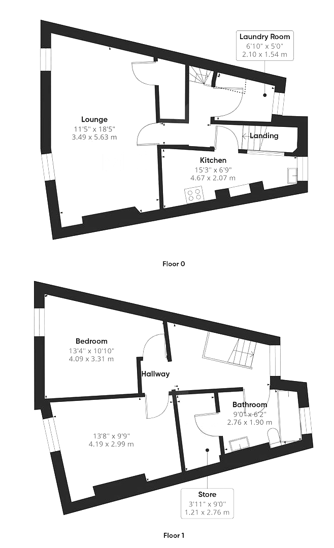 1A,, Leg Street, Shropshire floorplan