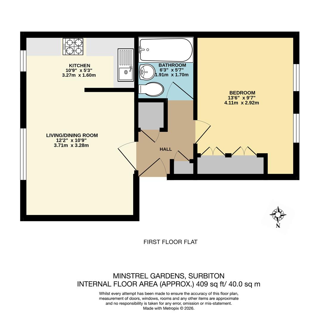 Minstrel Gardens, Surbiton floorplan