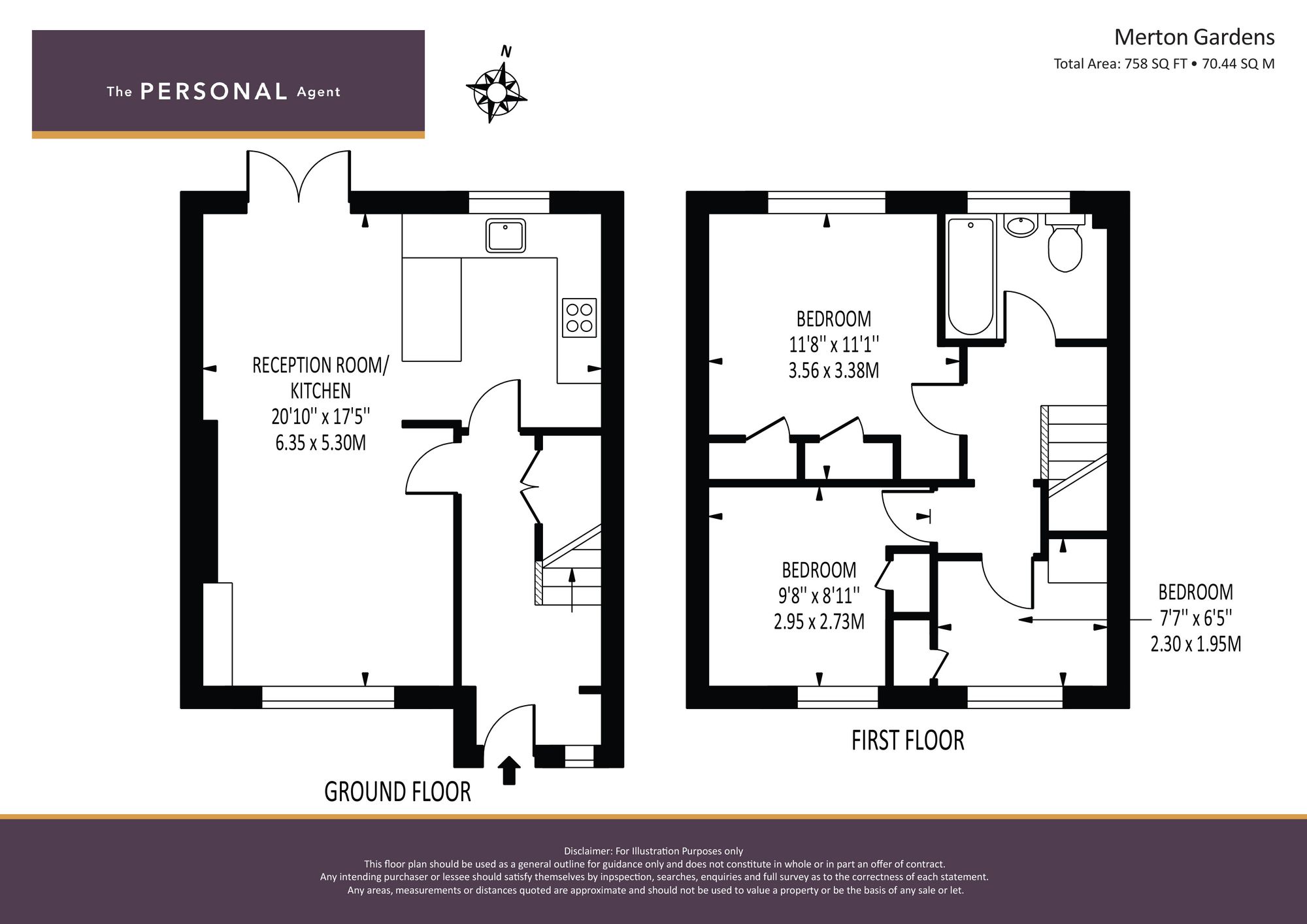 3 Merton Gardens, Tadworth floorplan