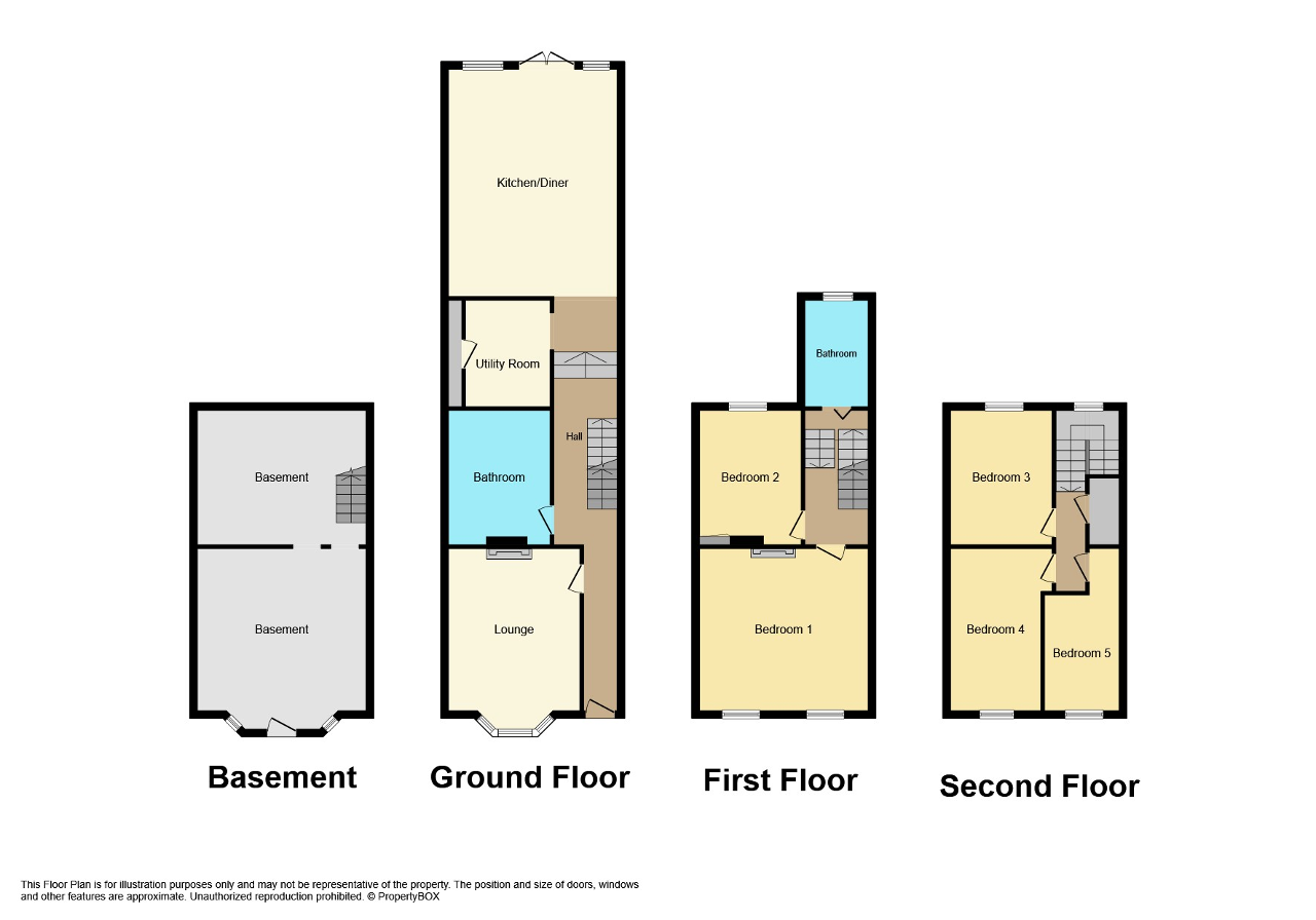 St Augustines Road, Wisbech PE13, 5 bedroom terraced house for sale