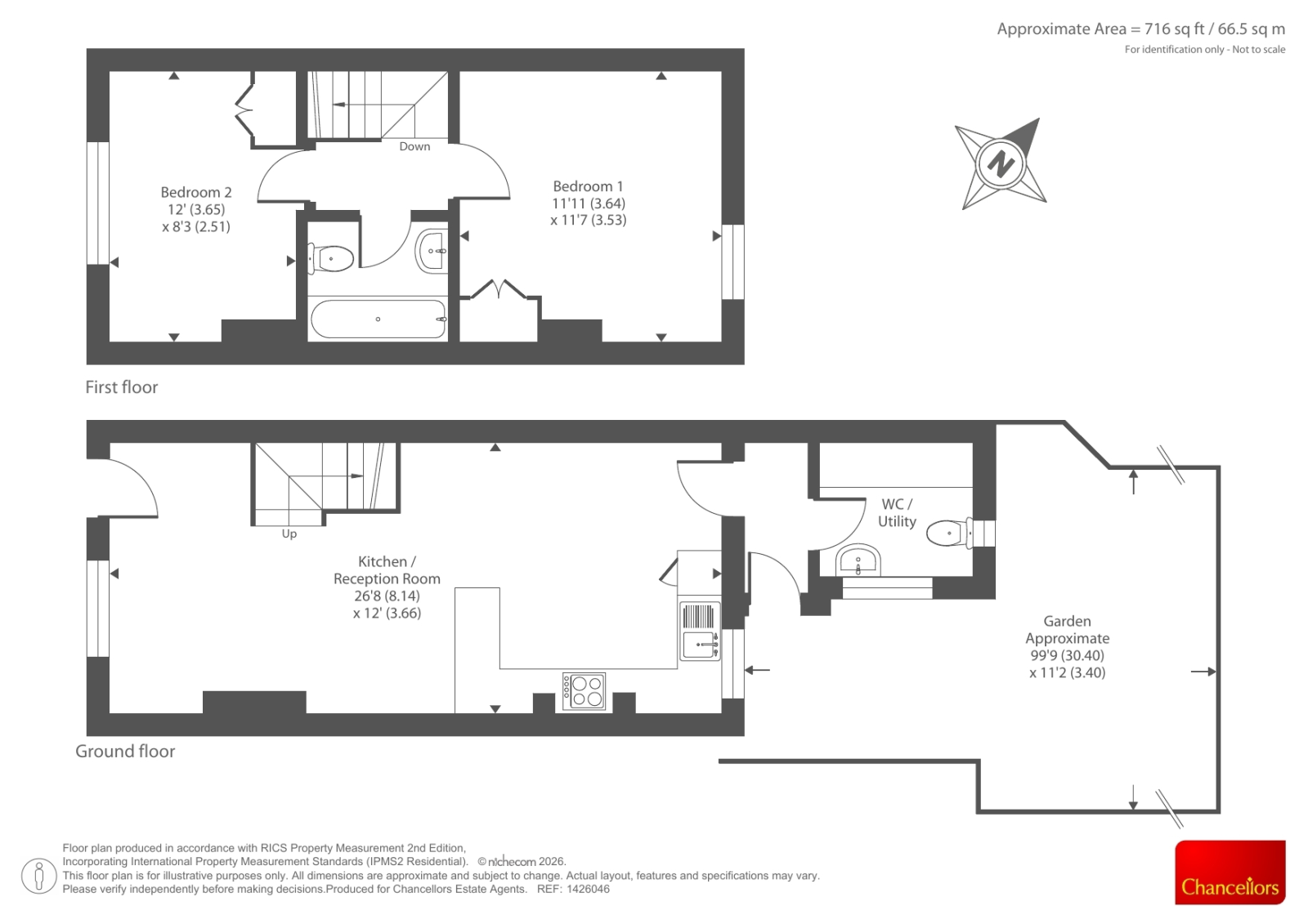 4, Victoria Cottages, Bampton floorplan