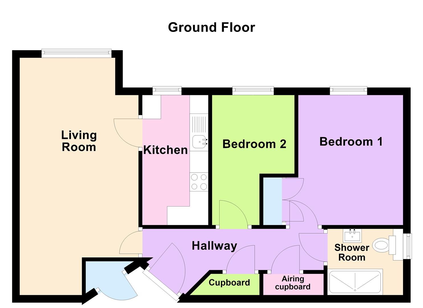 11, 27, Nightingale Court, Weymouth floorplan