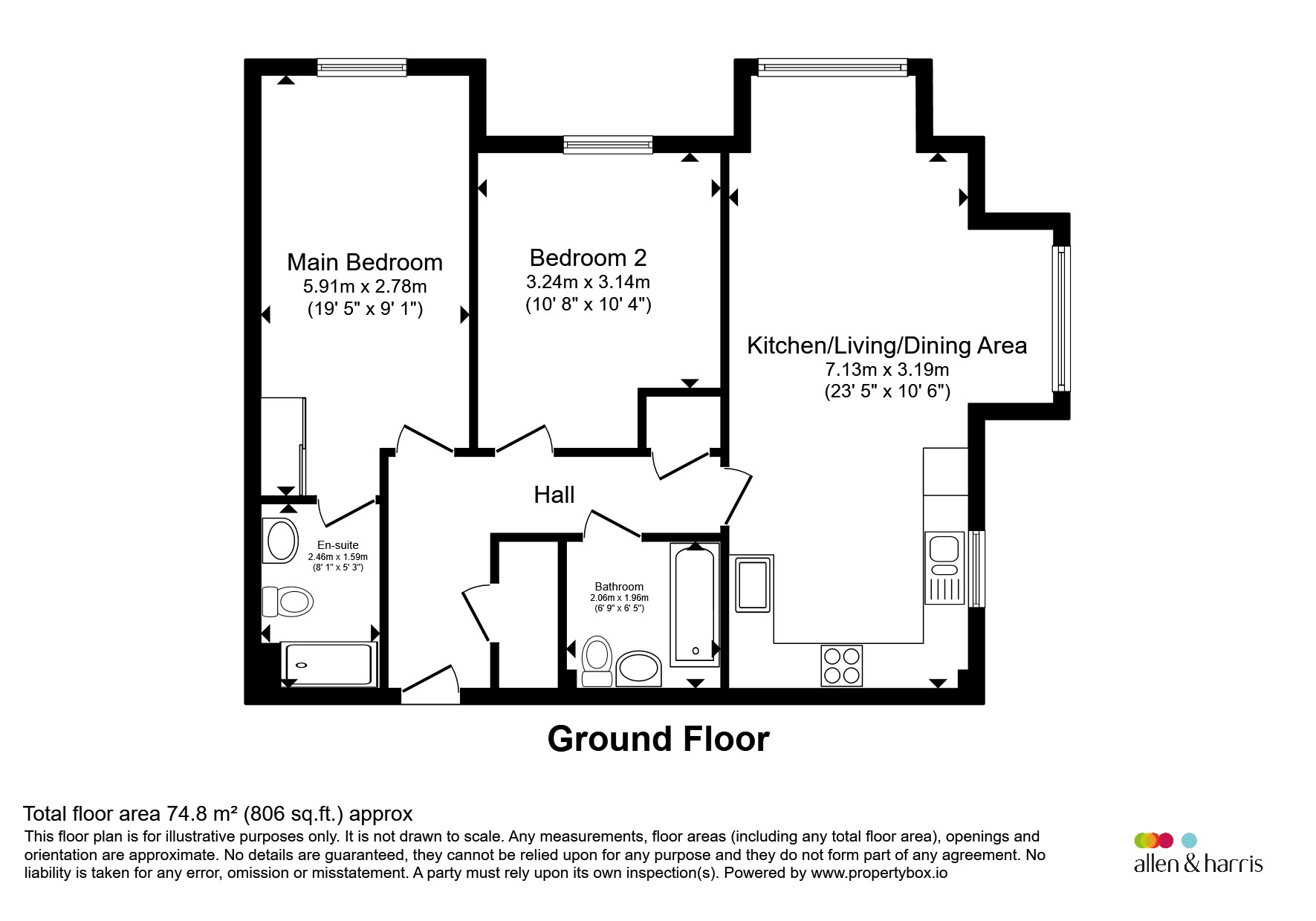 Franklin Gardens, Didcot floorplan