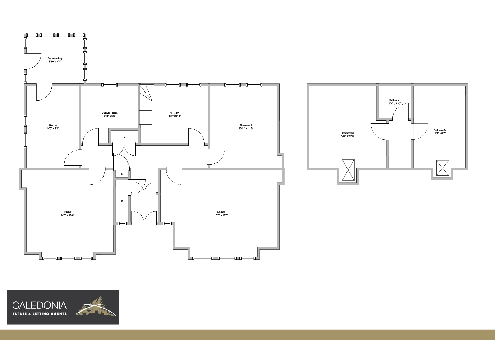 3 Bedrooms Detached bungalow for sale in Smollett Street, Alexandria G83