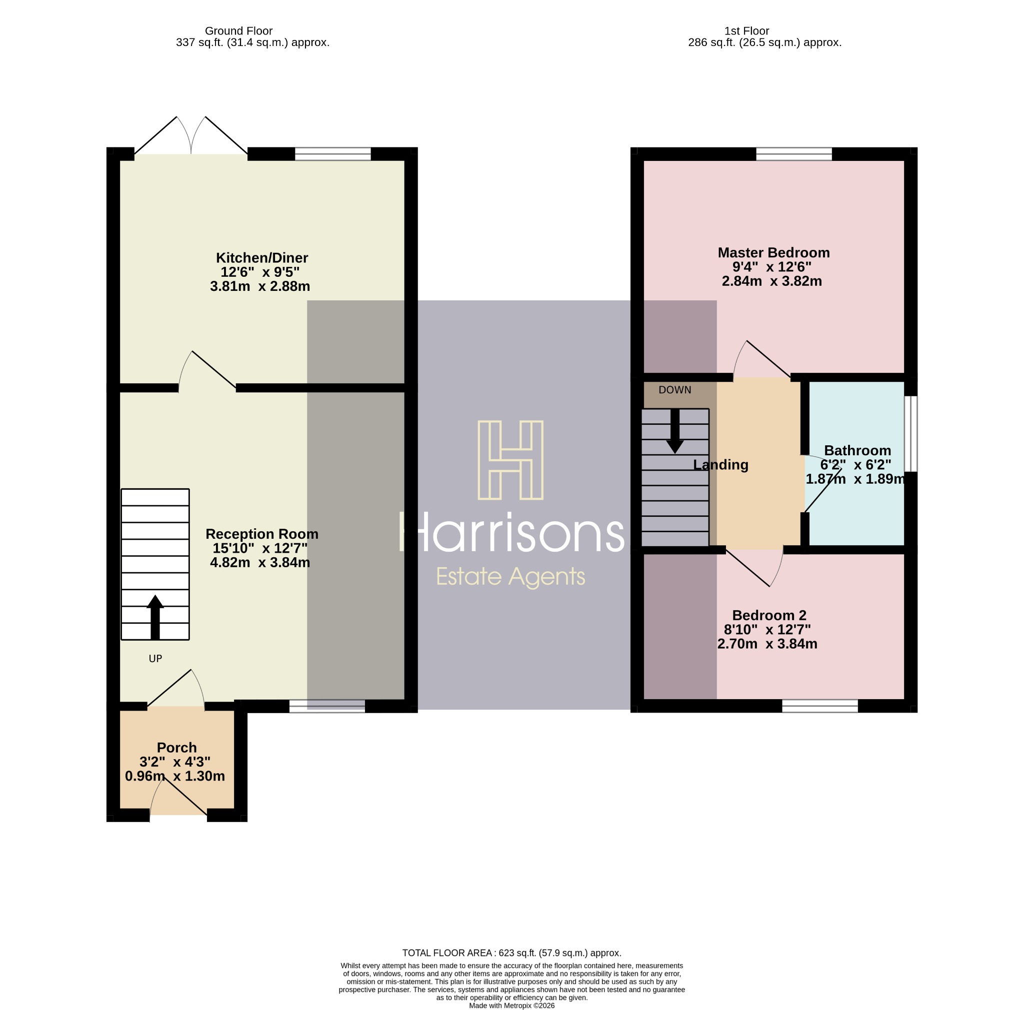 16, Hurstwood, Bolton, BL1 7BG floorplan