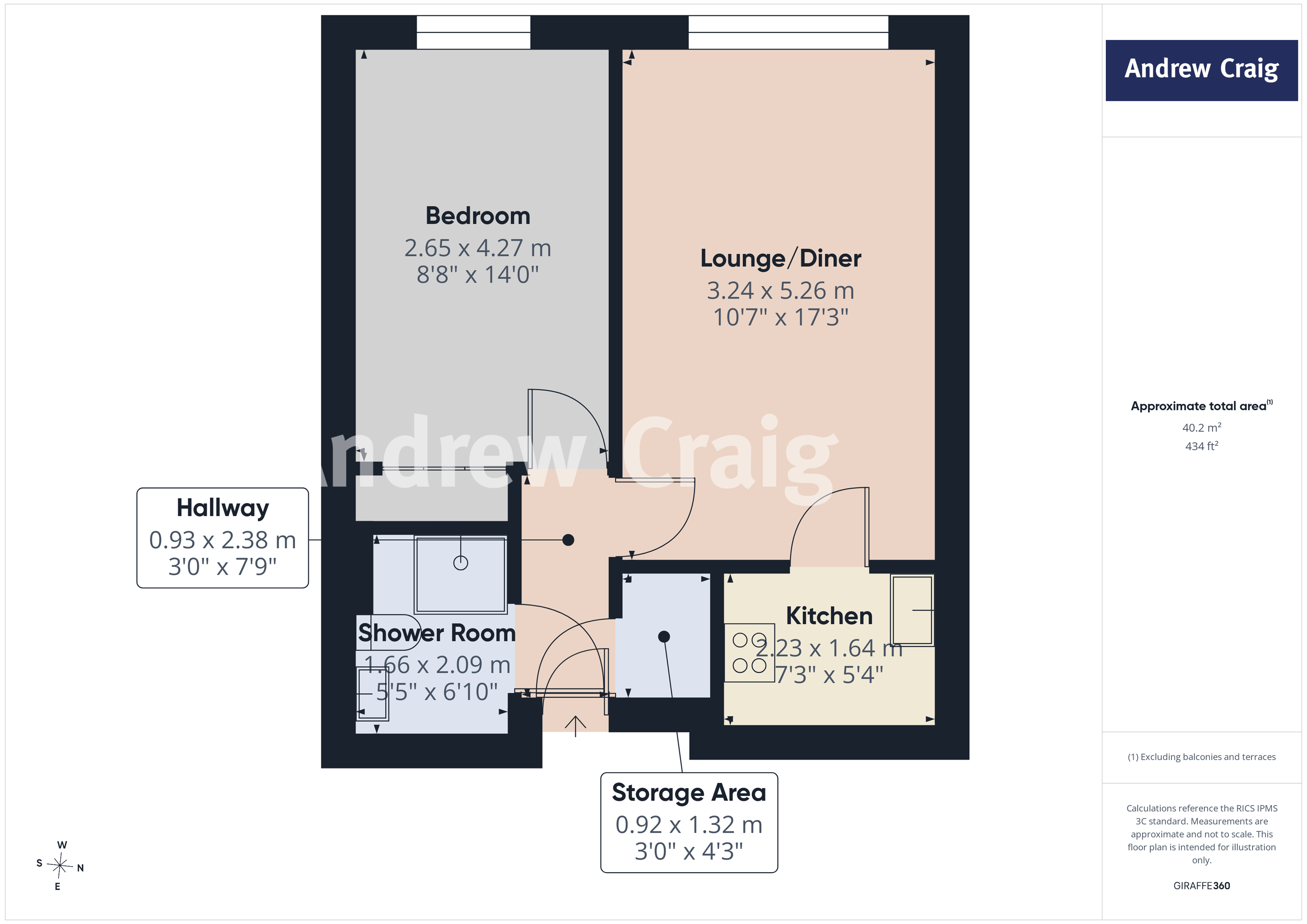 50 Homeforth House, High Street, Gosforth floorplan