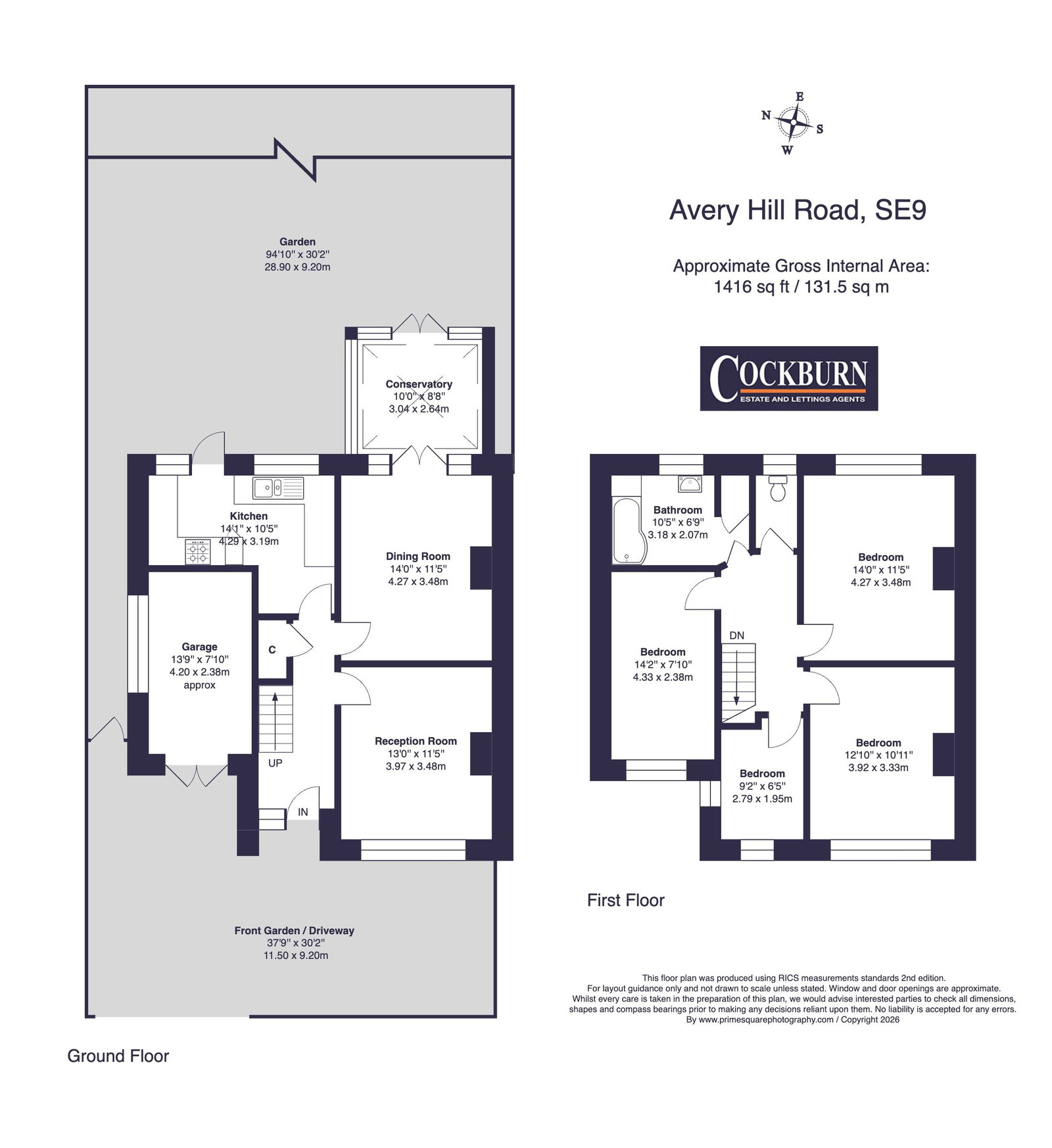 248, Avery Hill Road, London floorplan