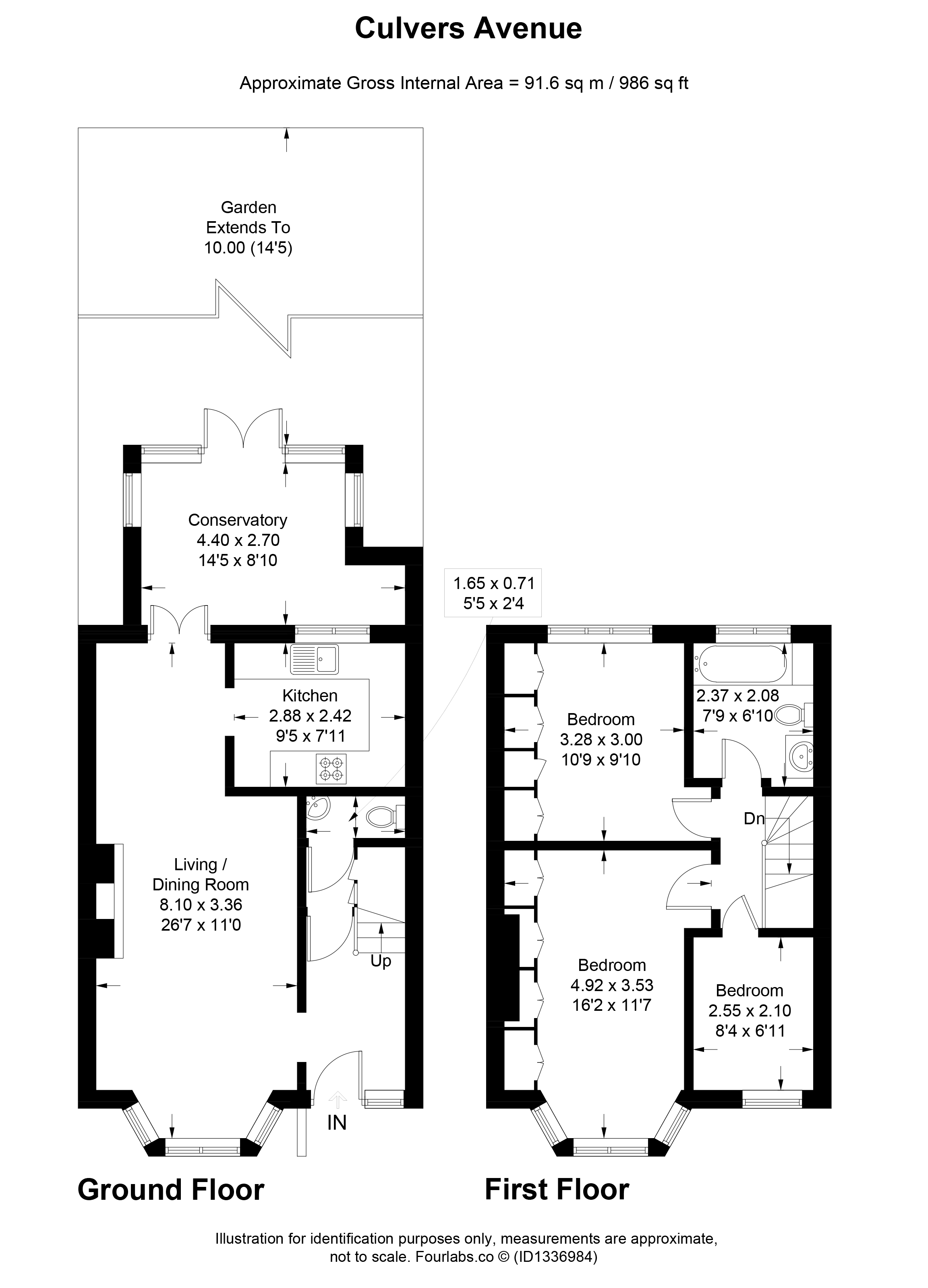 52, Culvers Avenue, Carshalton floorplan