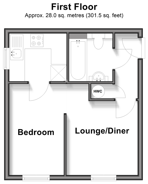 Vicarage Lane, Horley floorplan
