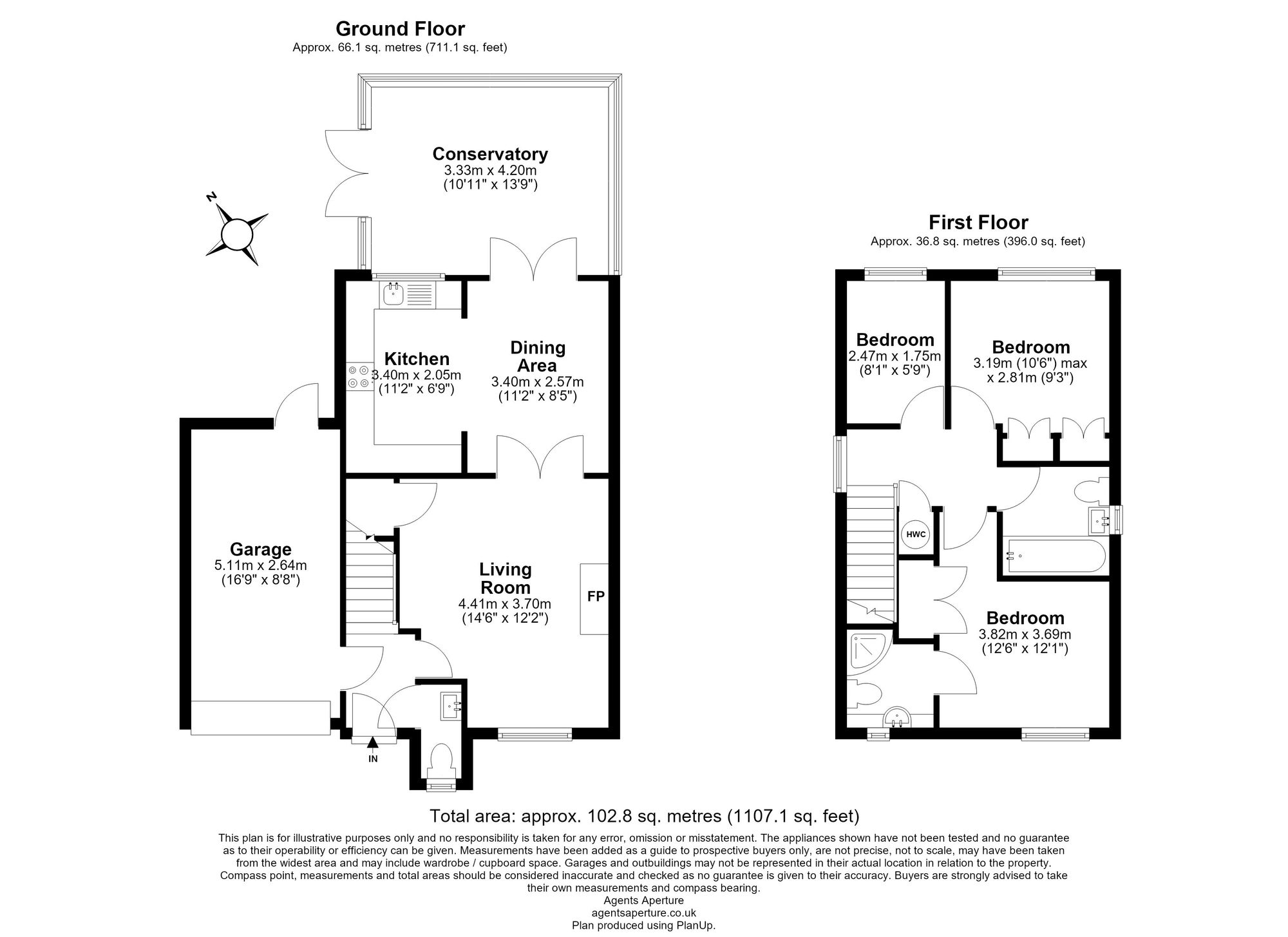 27 Hostier Close, Rochester floorplan