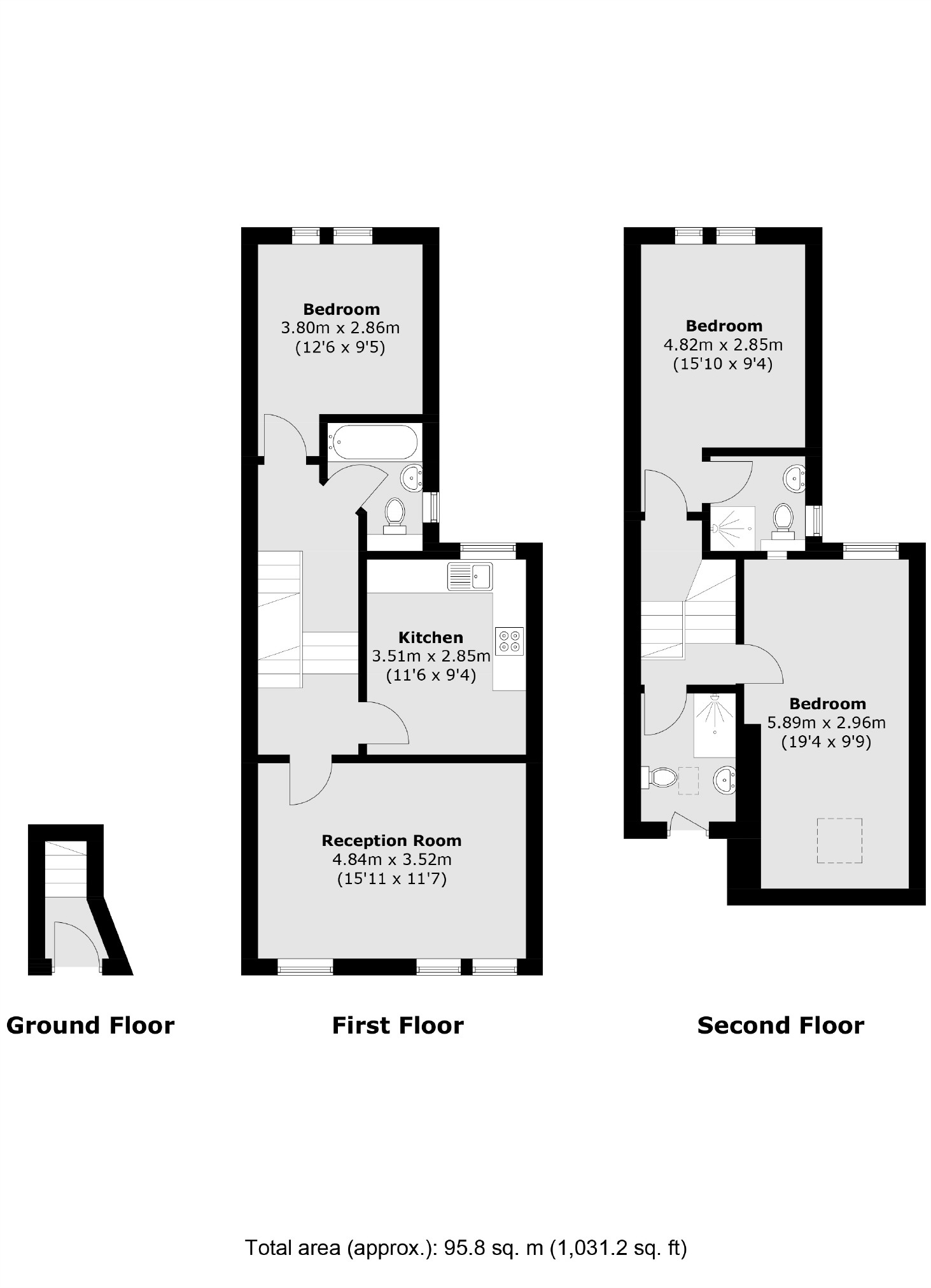 38B, Tresco Road, London floorplan