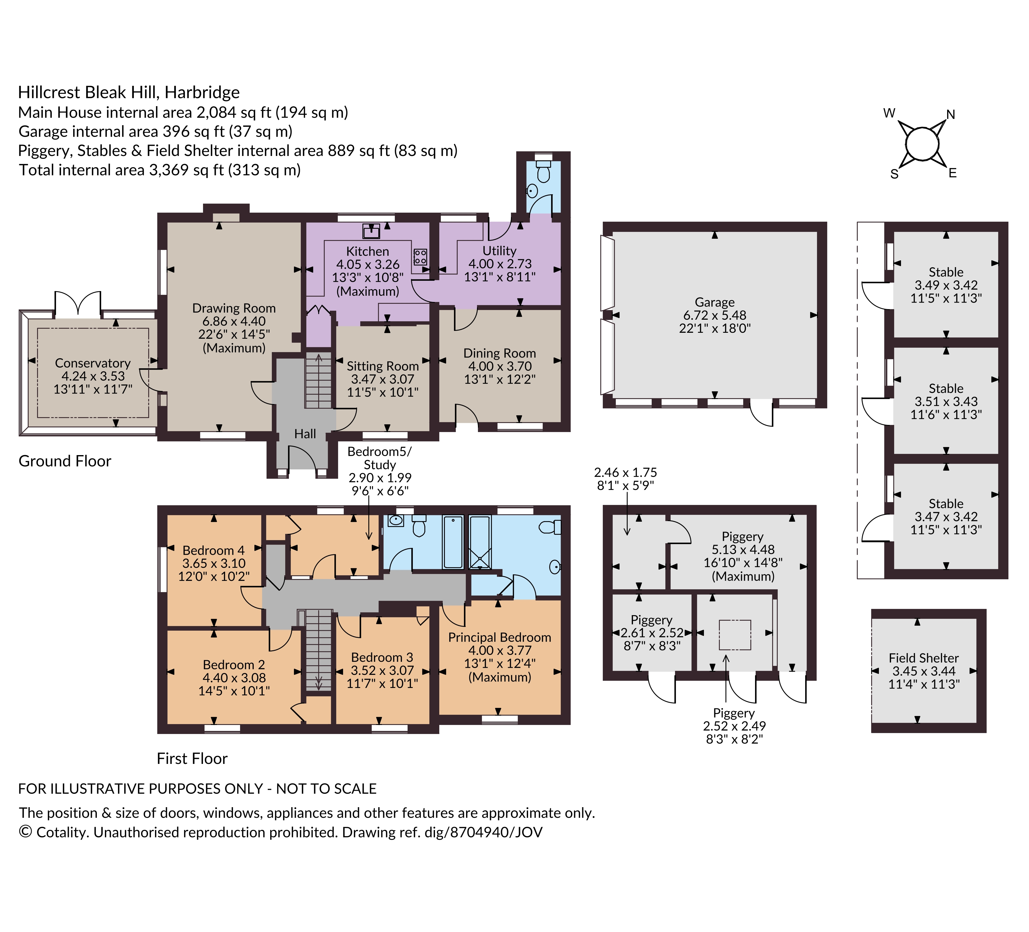 Hillcrest,, Bleak Hill, Ringwood floorplan