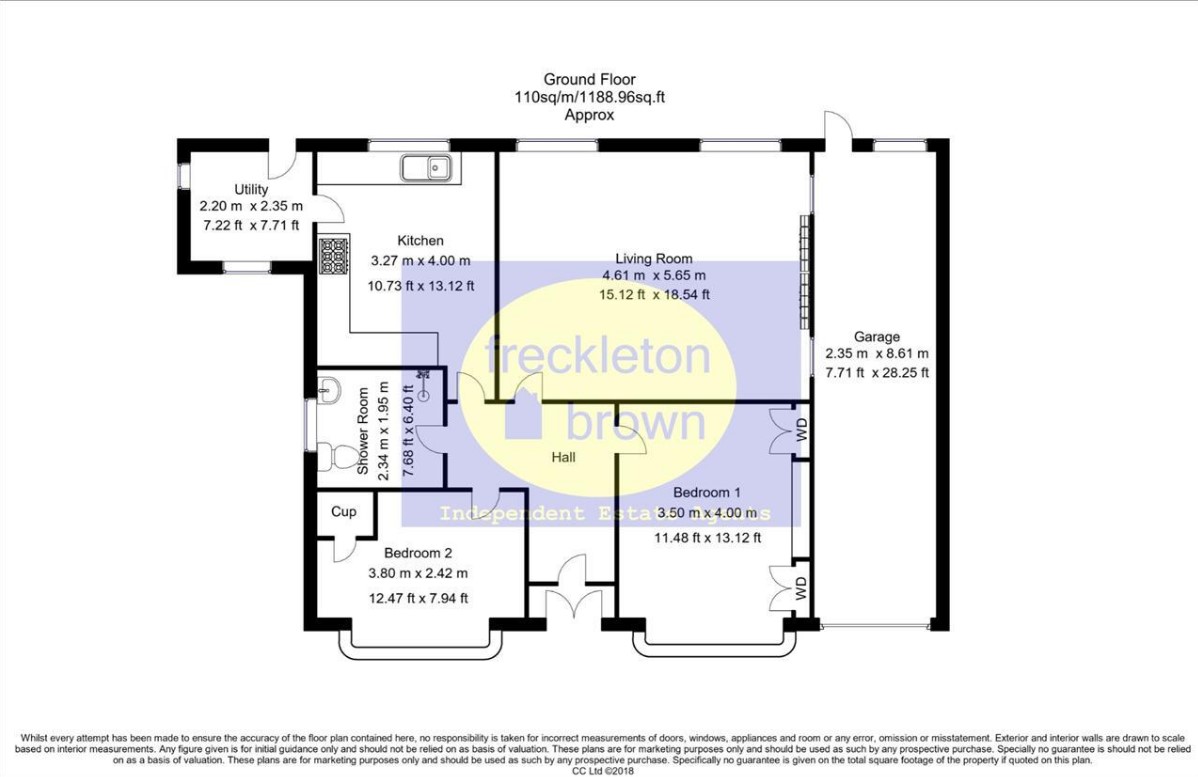 117, Main Road, Nottingham floorplan