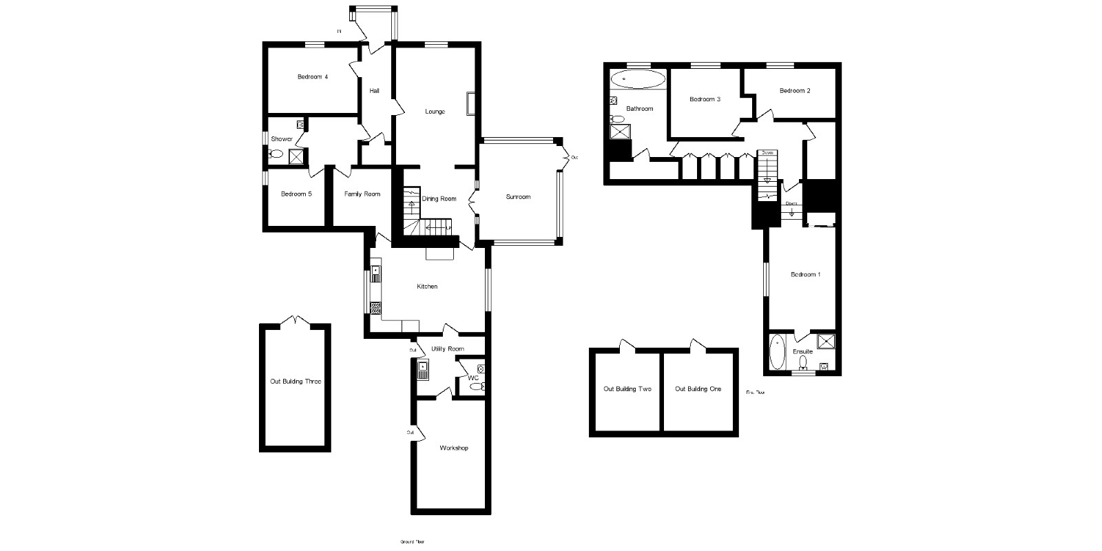 5 bed property for sale in Glassford, Strathaven, South Lanarkshire