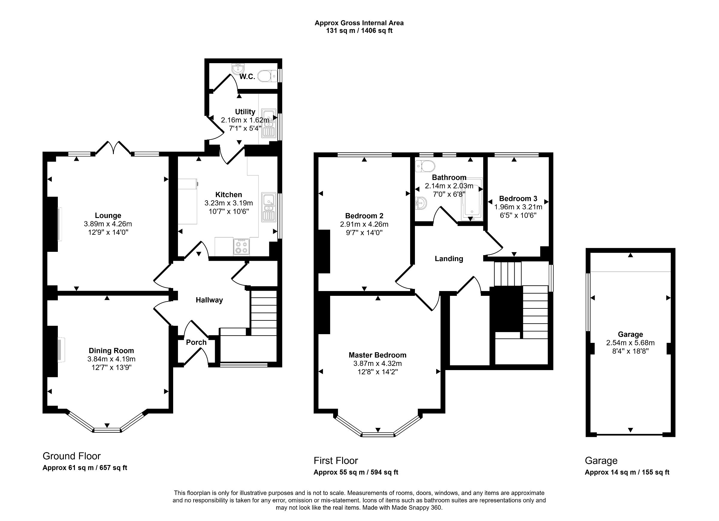 15 Eastfield Gardens, Weston-Super-Mare floorplan
