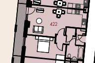 Abbey Row, Apartment 422, Devon Street, Liverpool floorplan