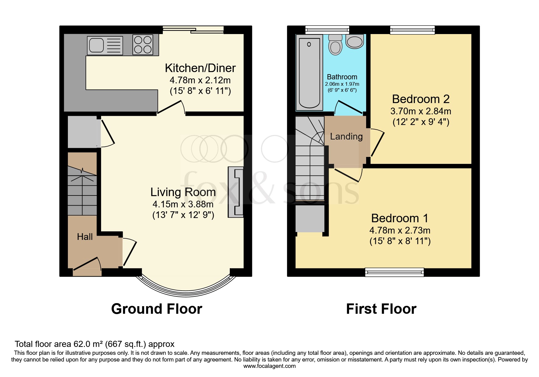 2 bed terraced house for sale in Lyndhurst Close, Crawley RH11