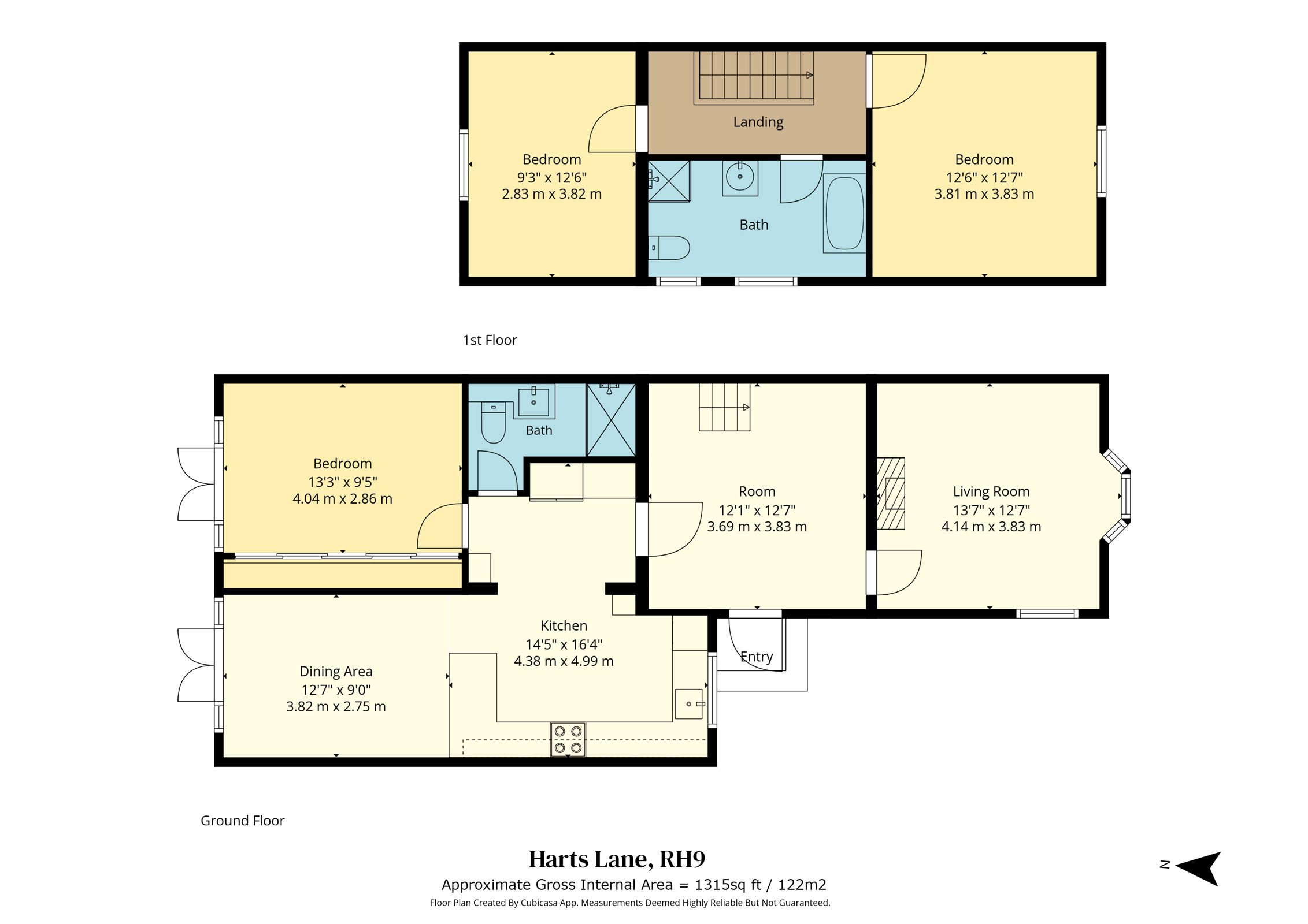 6, Harts Lane, Godstone floorplan