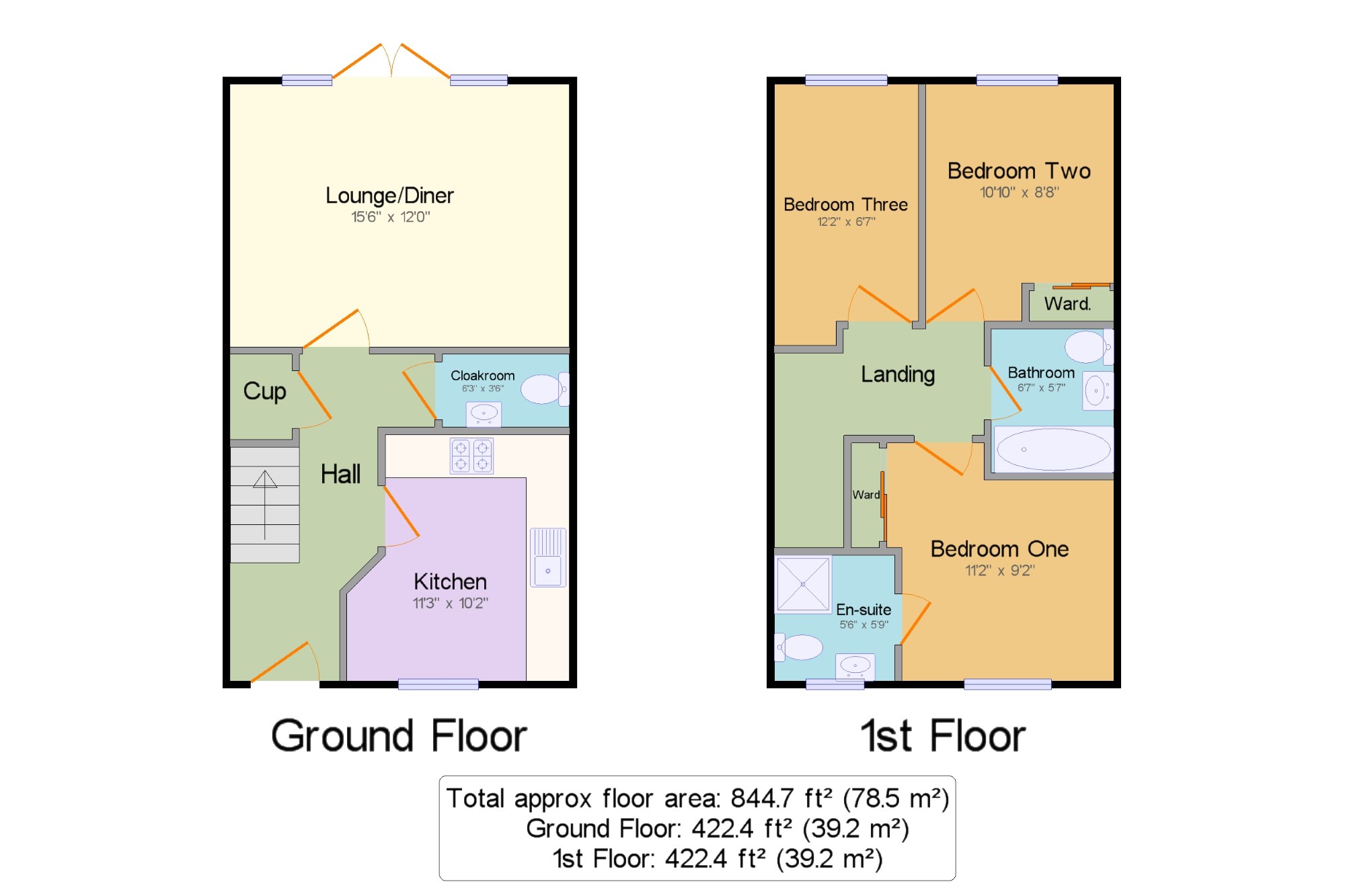 3 Bedrooms Terraced house for sale in Shoebridge Drive, Langley Park, Maidstone, Kent ME17